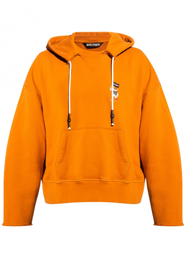 Palm angels orange hoodie sale